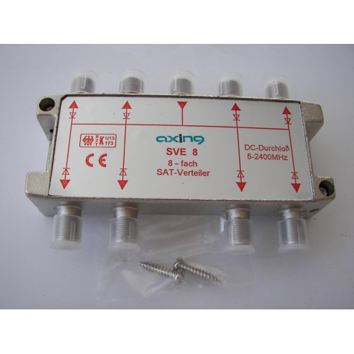 Axing SVE-8 Splitter 8-Way Band 5-2400MHz