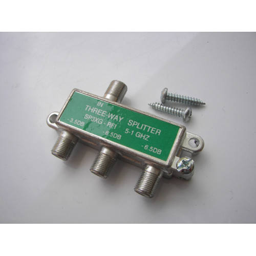 Generic 5 MHz - 1 GHz 3-Way High-Performance Cable Splitter SP3XG-RFI