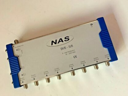NAS 8-Way Multiswitch 40-2050 MHz Satellite Switch for 8 Receivers SMS-5/8 w/DC