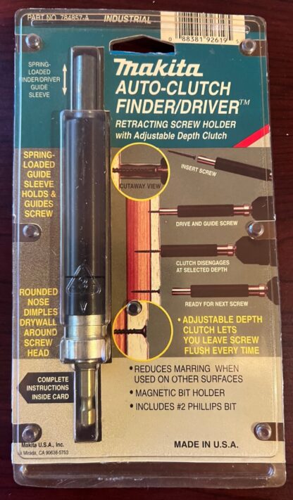 Makita 784857-A Auto-Clutch Finder/Driver Retracting Screw Holder NEW - Image 2