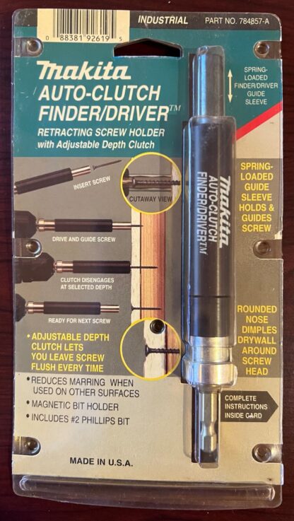 Makita 784857-A Auto-Clutch Finder/Driver Retracting Screw Holder NEW
