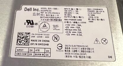 Dell D220PS-00 220W Switching Power Supply For Desktop Computers Tested Good - Image 2