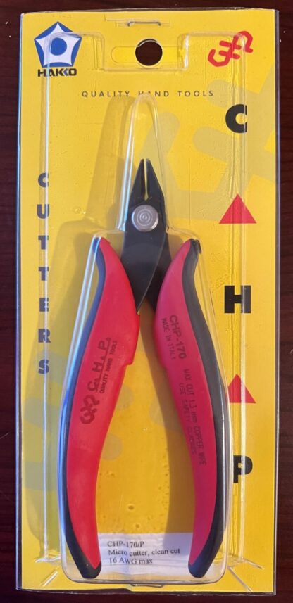 Hakko-CHP-170 Micro Wire Cutter, Clean Cut, 16AWG Max Red