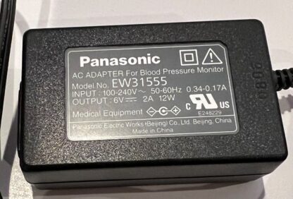 Genuine Panasonic Blood Pressure Cord EW31555 100-240V 60Hz 0.34-0.17A, 6V 12W - Image 3