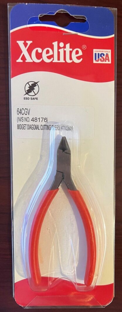 XCELITE 64CGV 4"/102MM MIDGET ELECTRONIC DIAGONAL CUTTING PLIERS