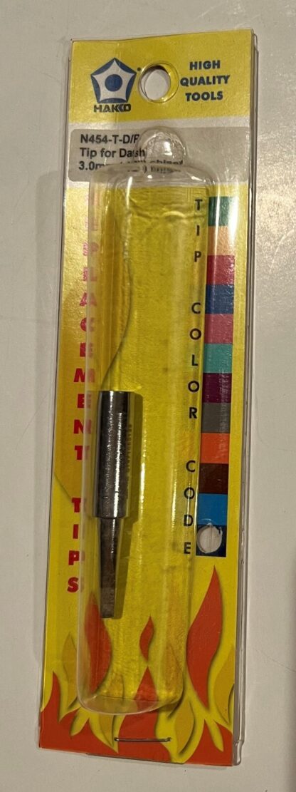 HAKKO N454-T-D/P Replacement Dash Solder Tip 3.0mm (.12") Chisel