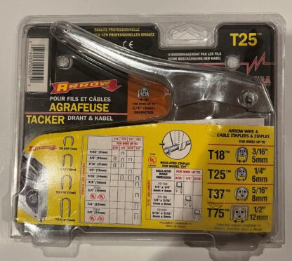 Arrow T25 Wire & Cable Staple Gun Tacker USA - Image 2