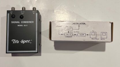 TRU-SPEC TV Signal Combiner Model SC-3  TV Antenna In, TV Set, Ch-3 BRAND NEW