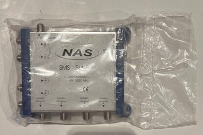 NAS SMS-5/4-P 4-way Multiswitch 40-2050MHz LNB A(14V) LNB B(18V,  22Khz) NEW