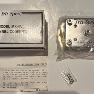 Tru - Spec Channel Combiner Model MX-4V With Tuning Instructions NEW