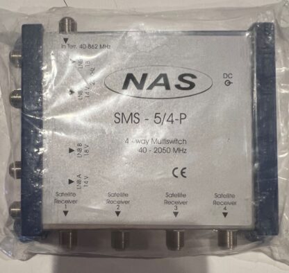 NAS SMS-5/4-P 4-way Multiswitch 40-2050MHz LNB A(14V) LNB B(18V,  22Khz) NEW - Image 6