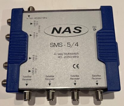 NAS SMS-5/4 4-way Multiswitch 40-2050MHz LNB A(14V) LNB B(18V,  22Khz) - Image 2