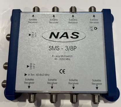 NAS SMS-3/8-P 8-way Multiswitch 40-2050MHz LNB A(14V) LNB B(18V) NEW - Image 2