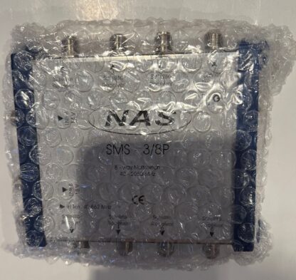 NAS SMS-3/8-P 8-way Multiswitch 40-2050MHz LNB A(14V) LNB B(18V) NEW