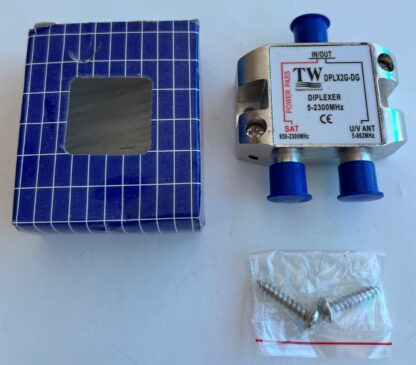 TW DPLX2G-DG Diplexer 5-2300MHz For User With Satellite or Cable TV - NEW