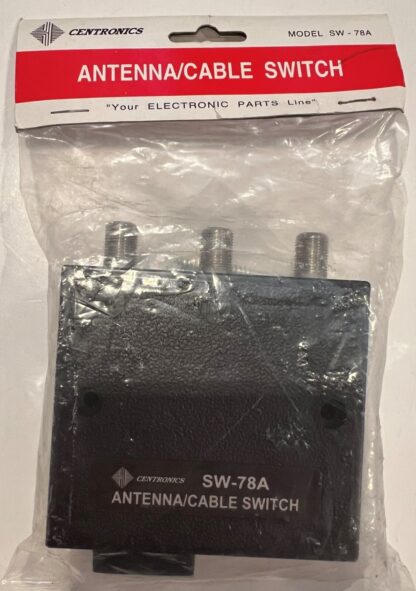 Centronics SW-78A  Antenna / Cable TV Switch Splitter NEW
