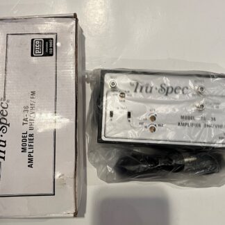Tru-Spec Model TA-36 Amplifier UHF / VHF / FM 117V AC 60Hz 9.5W NEW