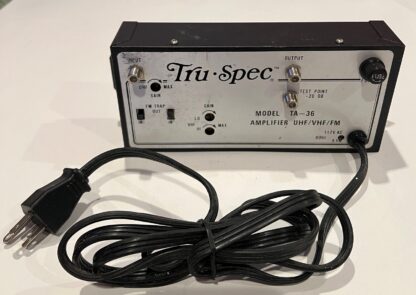 Tru-Spec Model TA-36 Amplifier UHF / VHF / FM 117V AC 60Hz 9.5W - Image 3