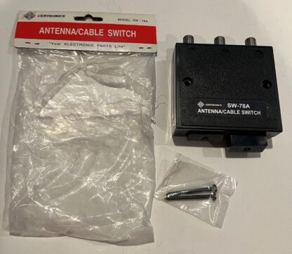 Centronics SW-78A  Antenna / Cable TV Switch Splitter