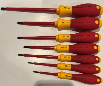 WIHA 11 Piece Professional Electric Pliers/Cutters and Screwdriver Set, Germany - Image 2