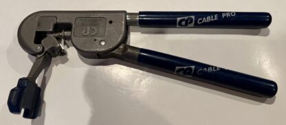 CP Cable Pro Coaxial Coax Compression Hand Tool  Blue Handle Made in USA