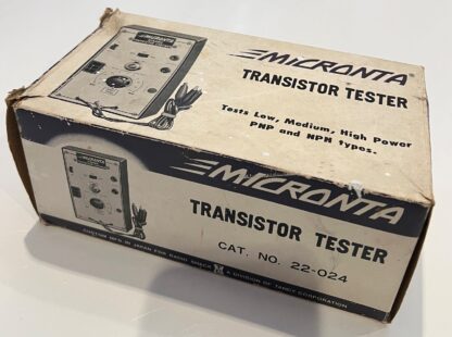 Micronta 22-024 Dynamic Transistor Tester From Radio Shack Made in Japan - Image 6