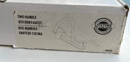 Seasons 419560 Anchor Point Two Handle Kitchen Faucet Polished Chrome - Image 5