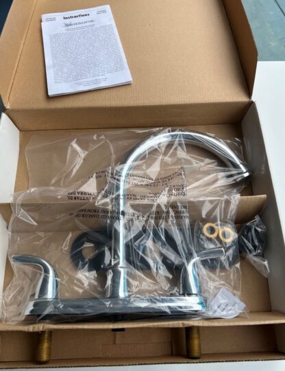 Seasons 412364 Anchor Point Two Handle Kitchen Faucet Polished Chrome