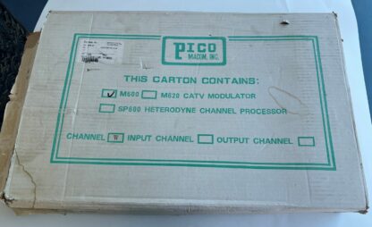 Pico Macom M600 Audio Video Modulator CATV Series 117 VAC 60 Hz 14W - Image 9