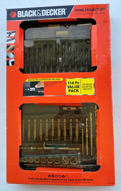 Black & Decker Home Project Kit 114 PC #71-114