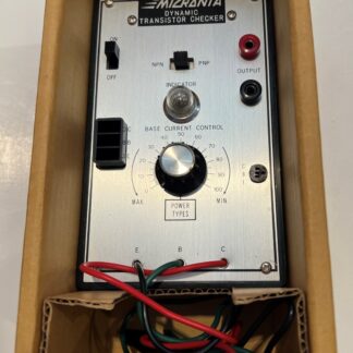 Micronta 22-024 Dynamic Transistor Tester From Radio Shack Made in Japan
