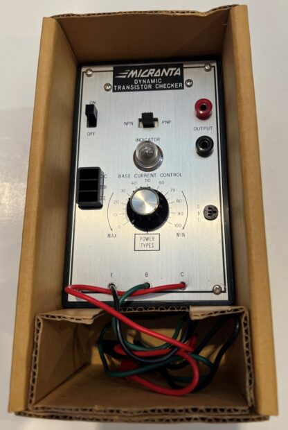 Micronta 22-024 Dynamic Transistor Tester From Radio Shack Made in Japan