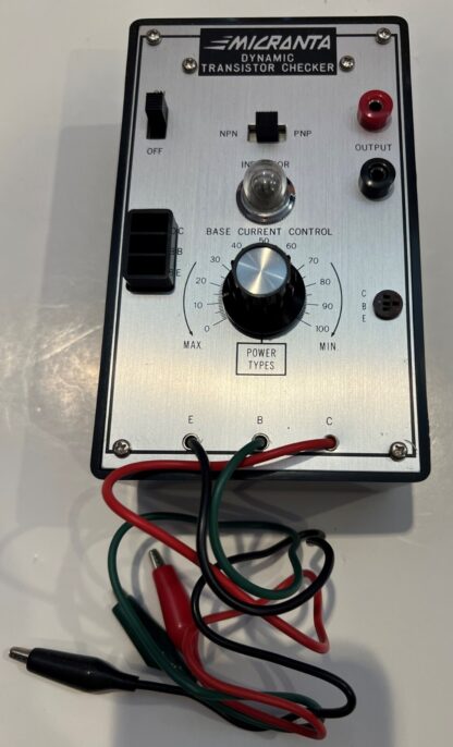Micronta 22-024 Dynamic Transistor Tester From Radio Shack Made in Japan - Image 2
