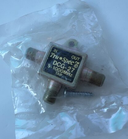 LOT of 2 Tru-Spec DCG-27 Single Tap Splitter 5-1000MHz