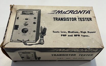 Micronta 22-024 Dynamic Transistor Tester From Radio Shack Made in Japan - Image 4