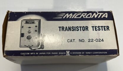 Micronta 22-024 Dynamic Transistor Tester From Radio Shack Made in Japan - Image 5