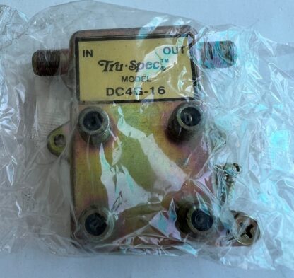 NEW Tru-Spec DC4G-16 Multi-Tap 4 -Way Coaxial Splitter