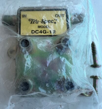 New Lot Of 2 - Tru-Spec DC4G-12 Multi-Tap 4 -Way Coaxial Splitter