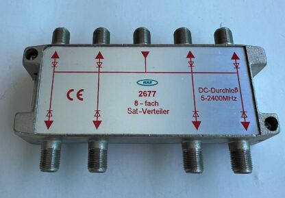 NAS 2677  8-Fach Sat-Verteiler Splitter 5-2400MHz