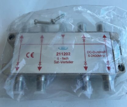 NEW NAS 211202  8-Fach Sat-Verteiler Splitter 5-2400MHz