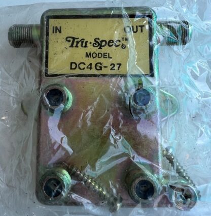 New Lot Of 2 - Tru-Spec DC4G-27 Multi-Tap 4 -Way Coaxial Splitter