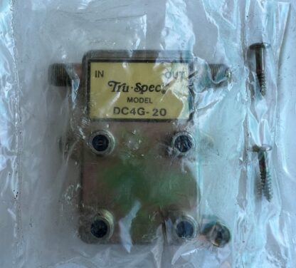 New Lot Of 2 - Tru-Spec DC4G-20 Multi-Tap 4 -Way Coaxial Splitter