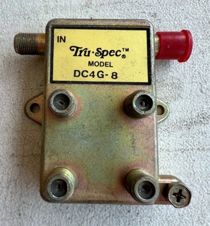 Lot Of 2 - Tru-Spec DC4G-8 Multi-Tap 4 -Way Coaxial Splitter