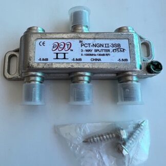 LOT OF 2 PCT-NGNII-3S GENESIS II 3-Way Coaxial Cable Satellite Splitters NEW