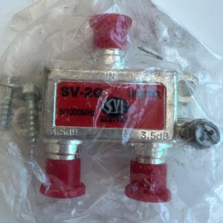 LOT OF 2 NEW SVI SV-2G 5–1000MHz 2-Way Splitter