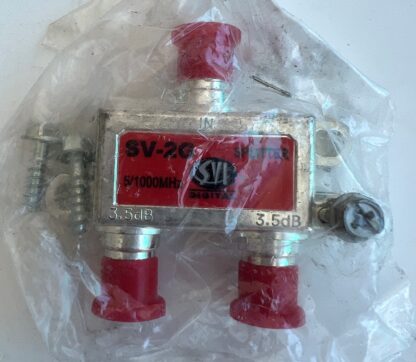 LOT OF 2 NEW SVI SV-2G 5–1000MHz 2-Way Splitter