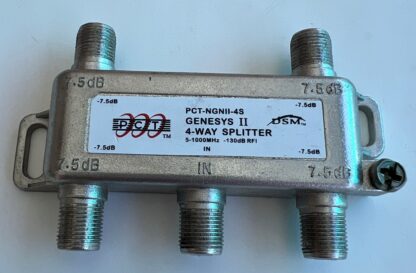 PCT-NGNII-4S GENESIS II 4-Way Coaxial Cable Satellite Splitter