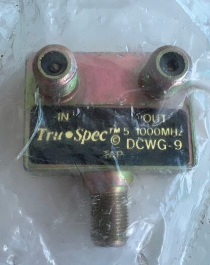New Lot Of 2  Tru-Spec DCWG-9   5-1000MHz Multi-Tap  Coaxial Splitter