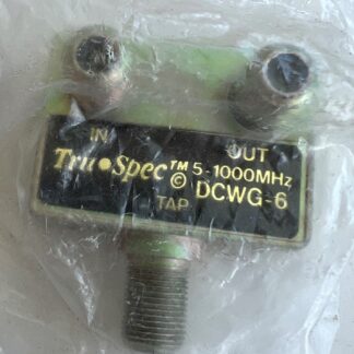 New Lot Of 2  Tru-Spec DCWG-6   5-1000MHz Multi-Tap  Coaxial Splitter