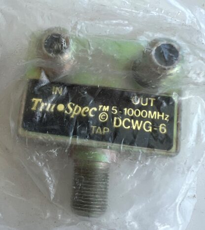 New Lot Of 2  Tru-Spec DCWG-6   5-1000MHz Multi-Tap  Coaxial Splitter